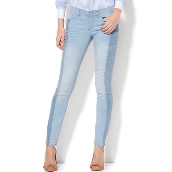 New York & Company Denim - NWT NY&Co 2-tone Skinny Jean